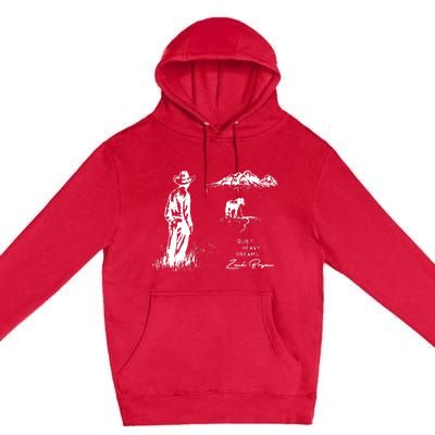 Quiet Heavy Dreams Country Music Premium Pullover Hoodie