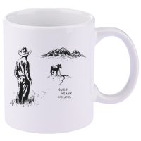 Quiet Heavy Dreams American Heartbreak 11oz C Handle Ceramic Mug
