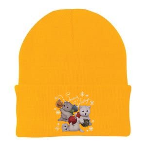 Qtcinderella Holiday Feat Swi.Ft Ders _ Coots Season Greeting Knit Cap Winter Beanie