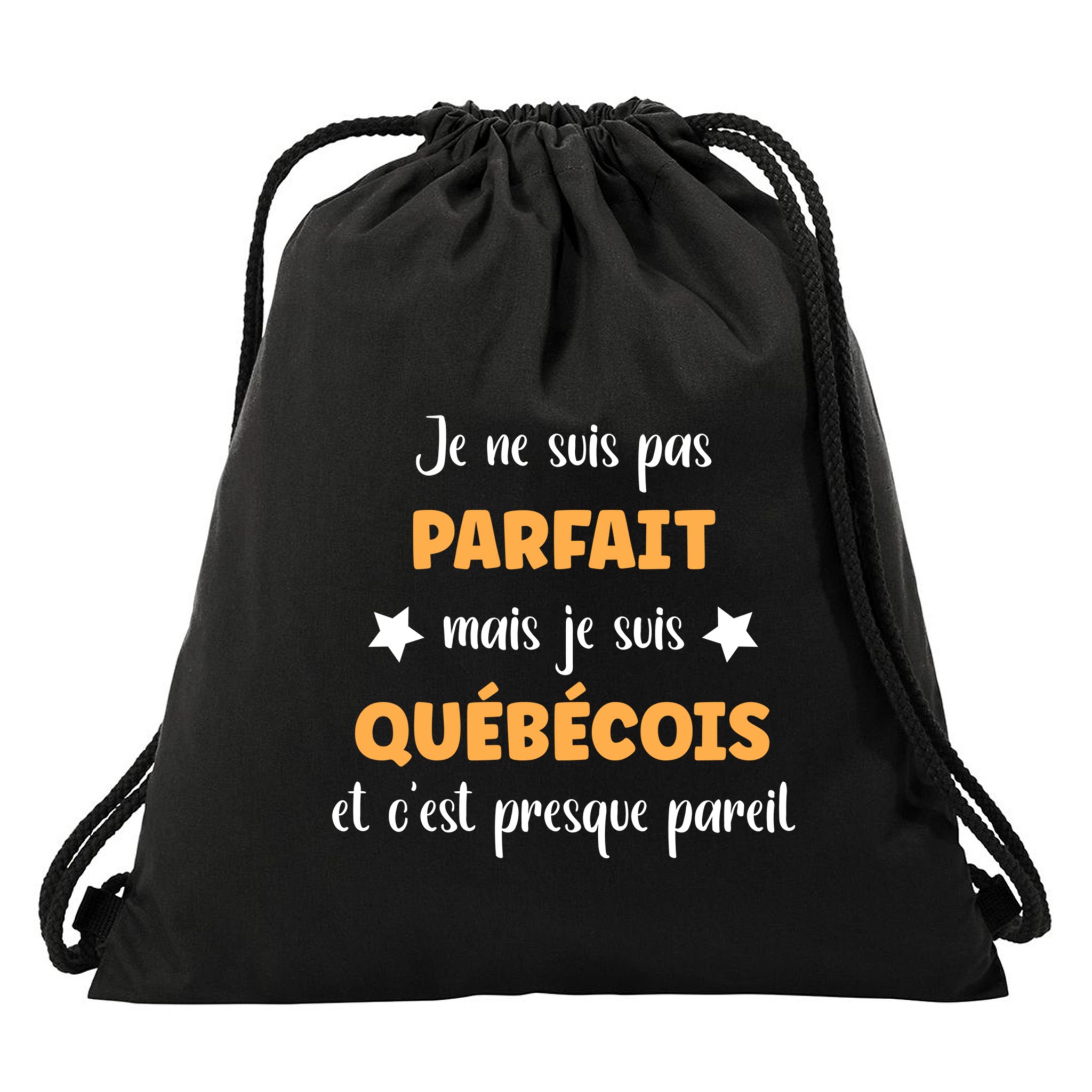 QuéBec Humour Homme Je Suis QuéBéCois Gift Drawstring Bag
