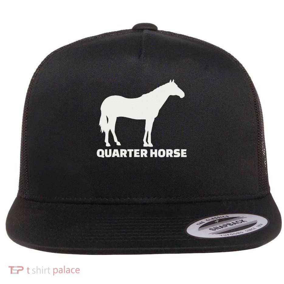 Quarter Horse Flat Bill Trucker Hat