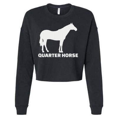 Quarter Horse Cropped Pullover Crew