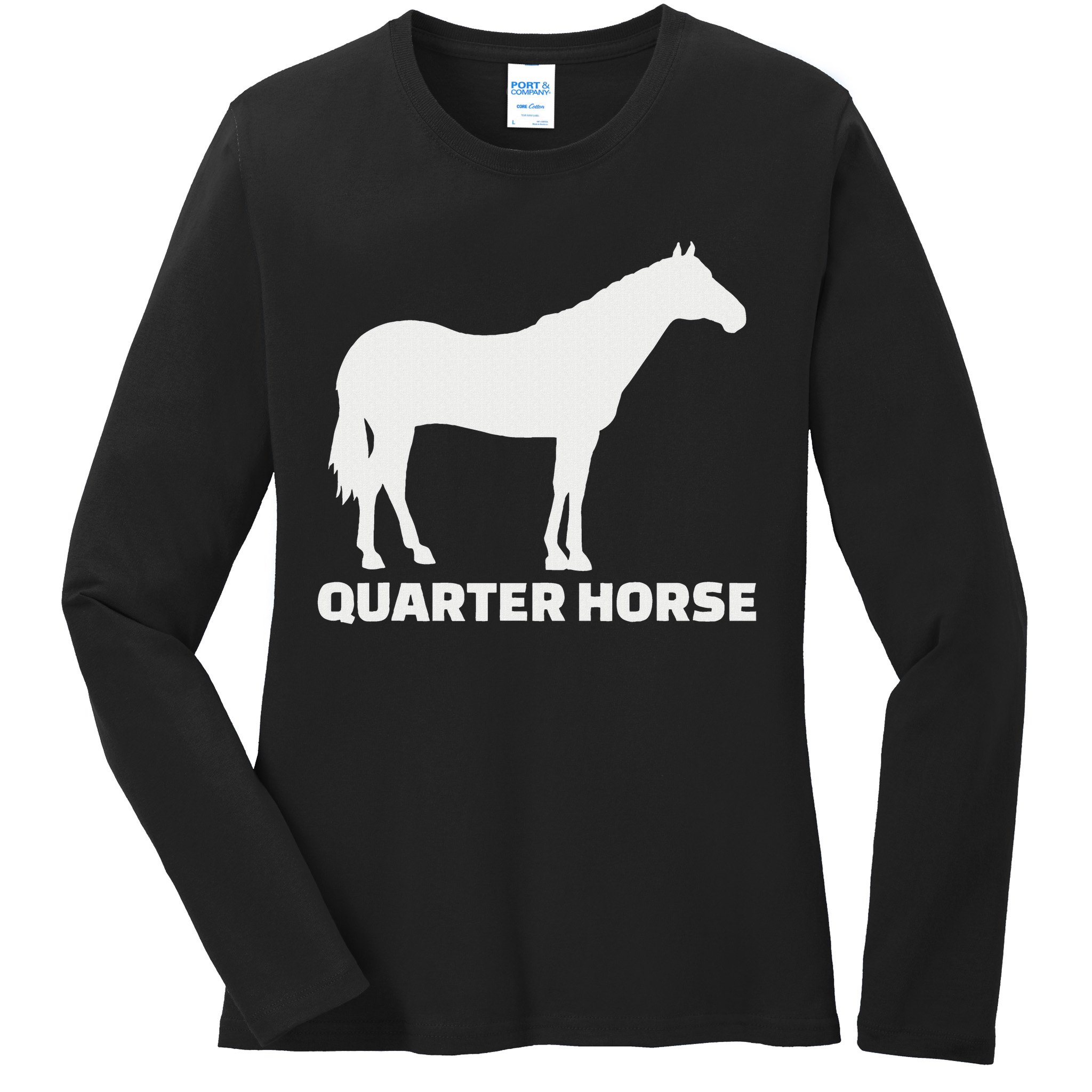 Quarter Horse Ladies Long Sleeve Shirt