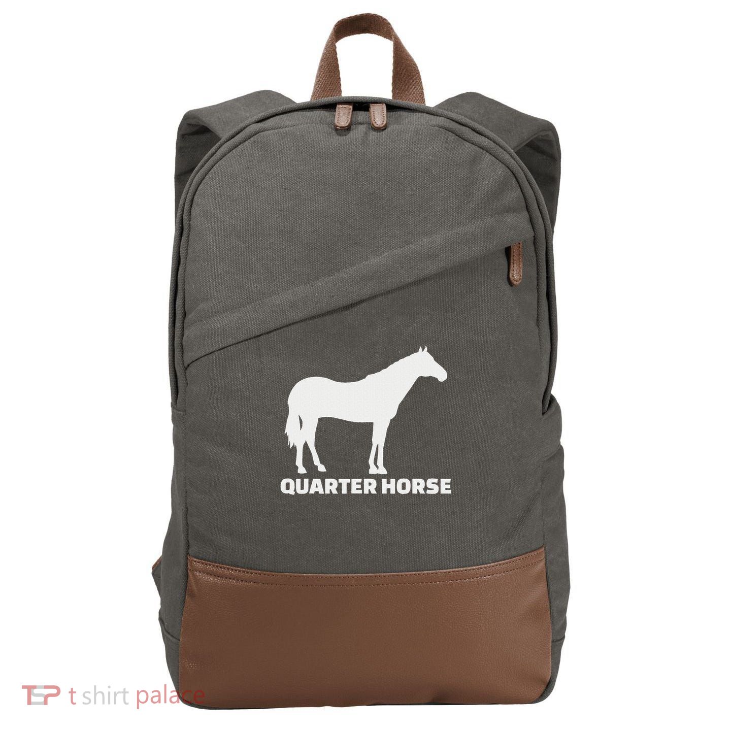 Quarter Horse Cotton Canvas Backpack