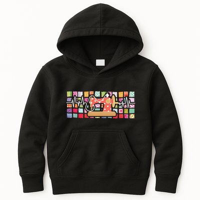 Quilter Heartbeat Sewing Quilting Stitching Sewist Sewer Kids Hoodie