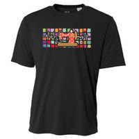 Quilter Heartbeat Sewing Quilting Stitching Sewist Sewer Cooling Performance Crew T-Shirt