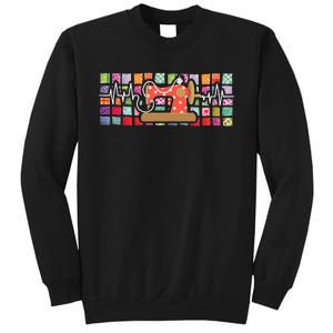 Quilter Heartbeat Sewing Quilting Stitching Sewist Sewer Sweatshirt