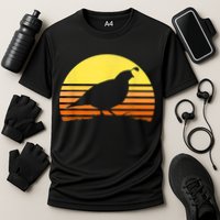 Quail Hunting Upland Bird Game Hunter Shooting Sports Cooling Performance Crew T-Shirt
