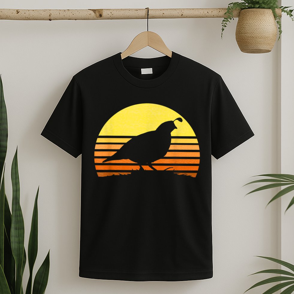 Quail Hunting Upland Bird Game Hunter Shooting Sports T-Shirt