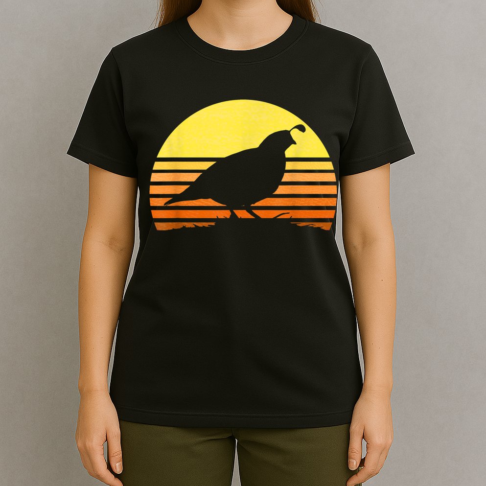 Quail Hunting Upland Bird Game Hunter Shooting Sports T-Shirt