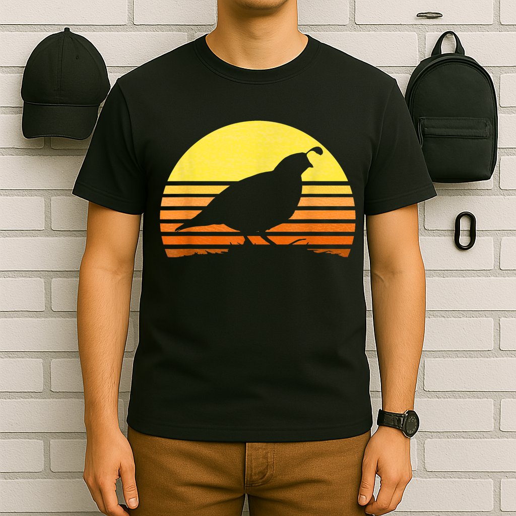 Quail Hunting Upland Bird Game Hunter Shooting Sports T-Shirt