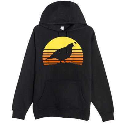 Quail Hunting Upland Bird Game Hunter Shooting Sports Premium Pullover Hoodie