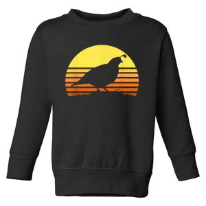 Quail Hunting Upland Bird Game Hunter Shooting Sports Toddler Sweatshirt