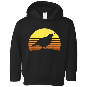 Quail Hunting Upland Bird Game Hunter Shooting Sports Toddler Hoodie