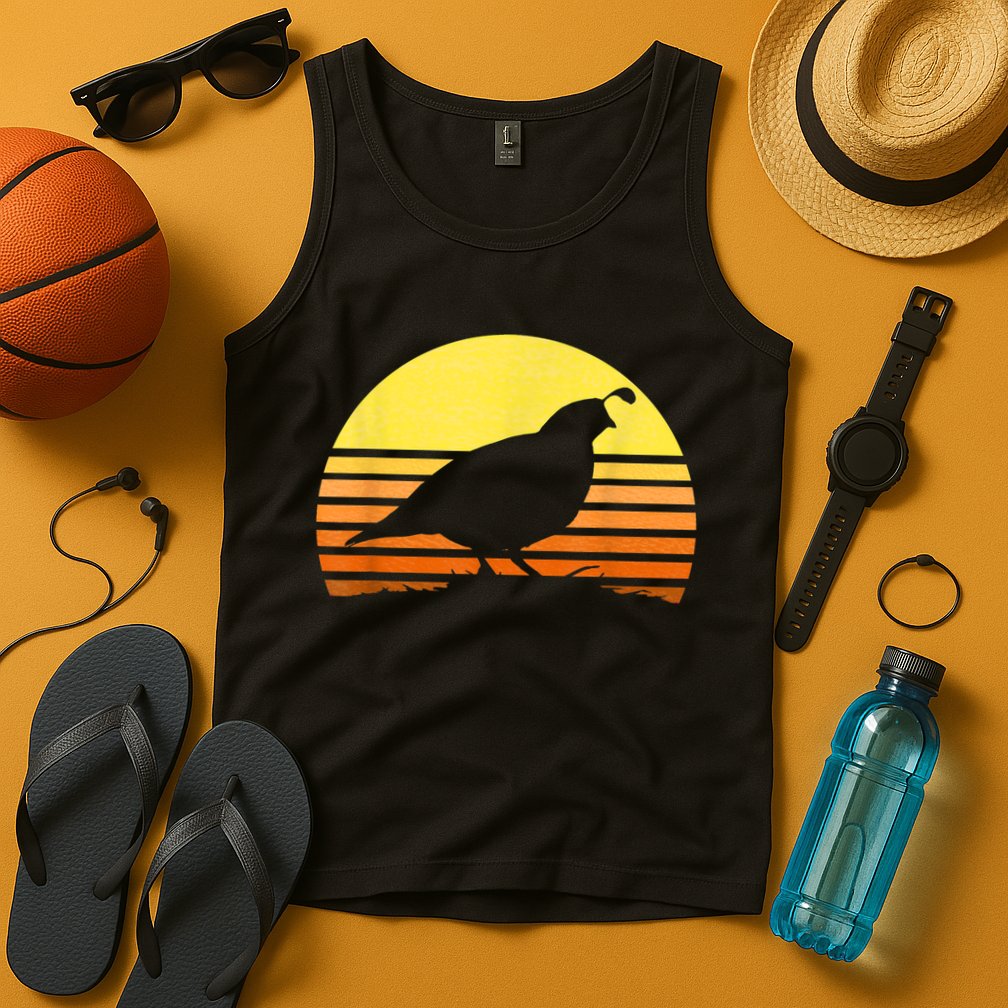 Quail Hunting Upland Bird Game Hunter Shooting Sports Tank Top