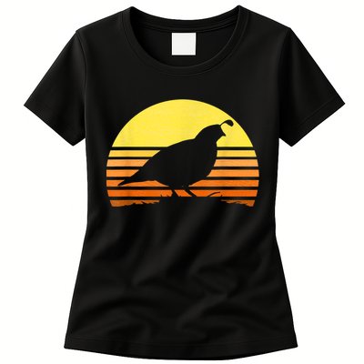 Quail Hunting Upland Bird Game Hunter Shooting Sports Womens T-Shirt