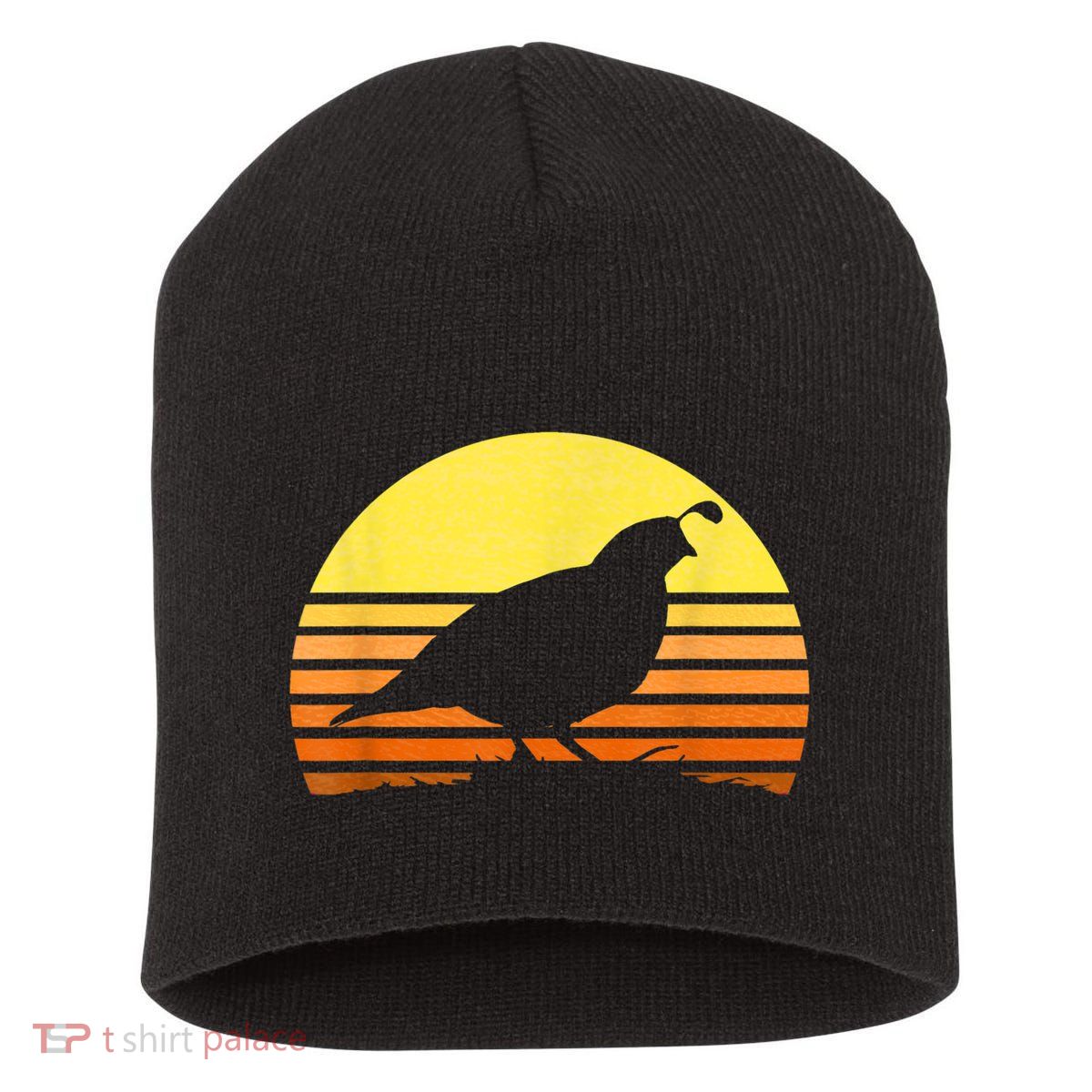 Quail Hunting Upland Bird Game Hunter Shooting Sports Short Acrylic Beanie