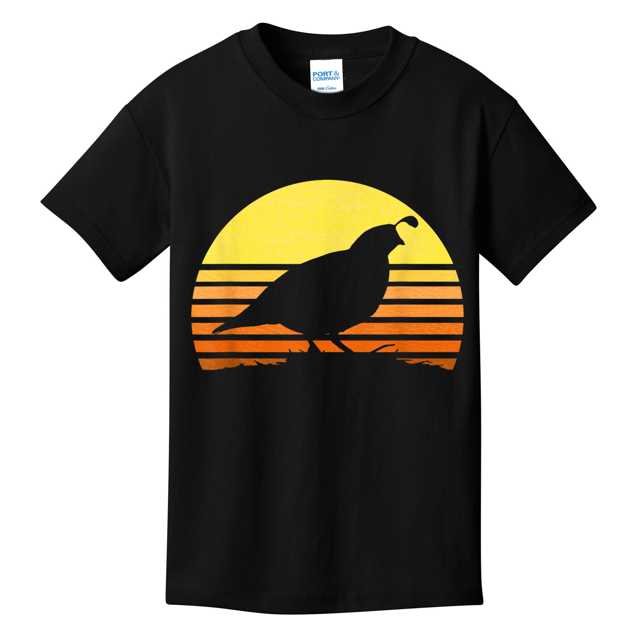Quail Hunting Upland Bird Game Hunter Shooting Sports Kids T-Shirt