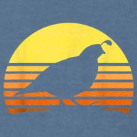 Quail Hunting Upland Bird Game Hunter Shooting Sports Garment-Dyed Sweatshirt