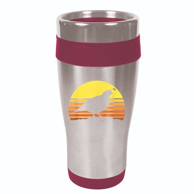 Quail Hunting Upland Bird Game Hunter Shooting Sports 16oz Travel Tumbler