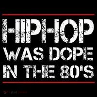 Quote Hiphop Was Dope In The 80s Gangster Flatbill Hat