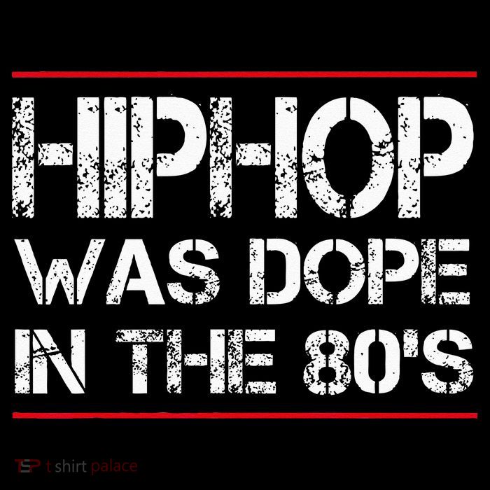 Quote Hiphop Was Dope In The 80s Gangster Flatbill Hat
