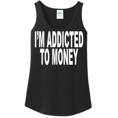 Quoted IM Addicted To Money Ladies Essential Tank