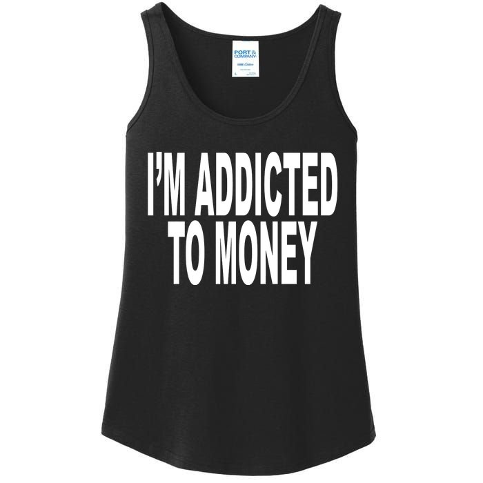 Quoted IM Addicted To Money Ladies Essential Tank