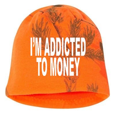 Quoted IM Addicted To Money Kati - Camo Knit Beanie