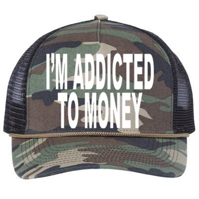 Quoted IM Addicted To Money Retro Rope Trucker Hat Cap