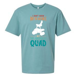 Quad I Don't Know The Question Four Wheeler Quad Biker Sueded Cloud Jersey T-Shirt