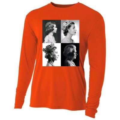 Queen II Elizabeth Of England 1920 2022 Cooling Performance Long Sleeve Crew