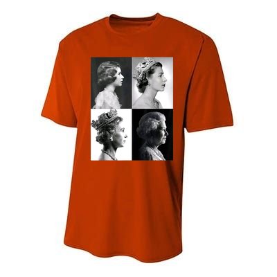 Queen II Elizabeth Of England 1920 2022 Performance Sprint T-Shirt