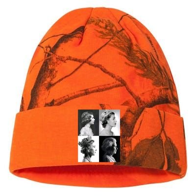 Queen II Elizabeth Of England 1920 2022 Kati Licensed 12" Camo Beanie