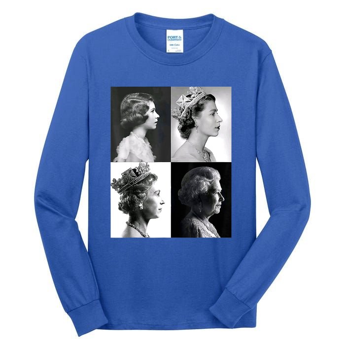 Queen II Elizabeth Of England 1920 2022 Tall Long Sleeve T-Shirt