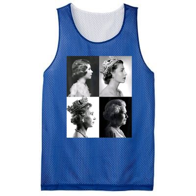 Queen II Elizabeth Of England 1920 2022 Mesh Reversible Basketball Jersey Tank