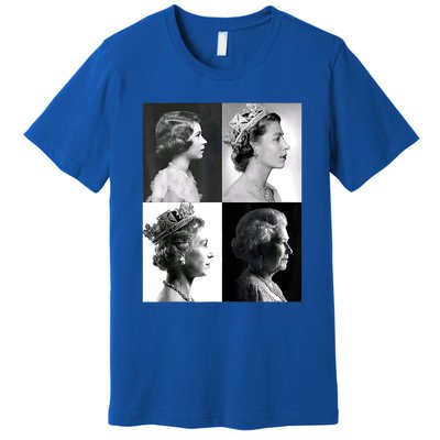 Queen II Elizabeth Of England 1920 2022 Premium T-Shirt