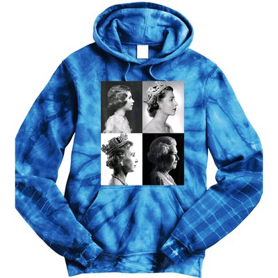 Queen II Elizabeth Of England 1920 2022 Tie Dye Hoodie