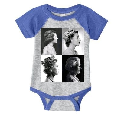 Queen II Elizabeth Of England 1920 2022 Infant Baby Jersey Bodysuit