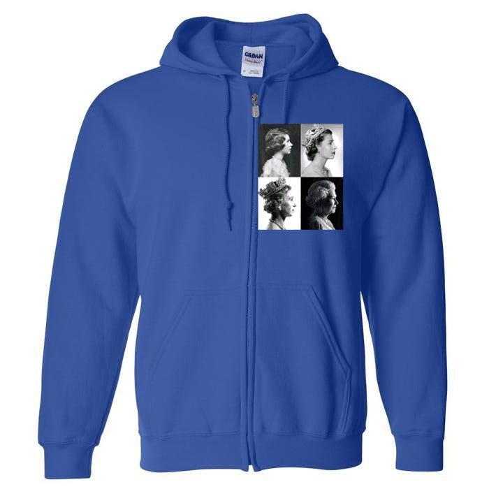 Queen II Elizabeth Of England 1920 2022 Full Zip Hoodie