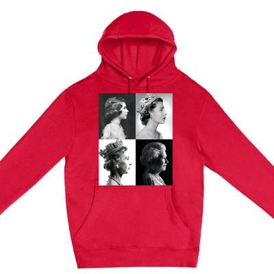 Queen II Elizabeth Of England 1920 2022 Premium Pullover Hoodie