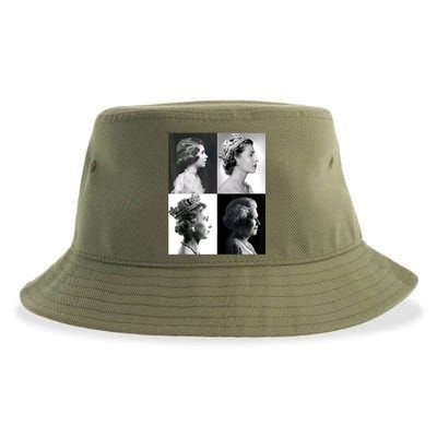 Queen II Elizabeth Of England 1920 2022 Sustainable Bucket Hat