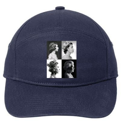 Queen II Elizabeth Of England 1920 2022 7-Panel Snapback Hat