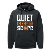 Quite I'm Keeping Score Performance Fleece Hoodie