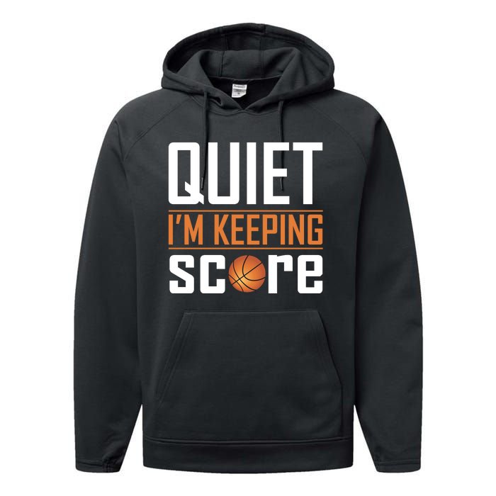 Quite I'm Keeping Score Performance Fleece Hoodie