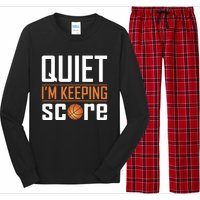 Quite I'm Keeping Score Long Sleeve Pajama Set