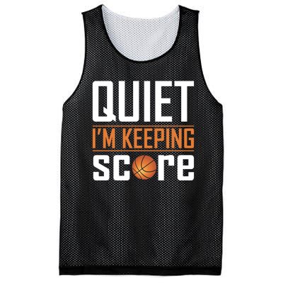 Quite I'm Keeping Score Mesh Reversible Basketball Jersey Tank