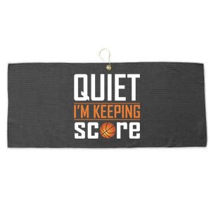 Quite I'm Keeping Score Large Microfiber Waffle Golf Towel