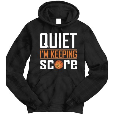 Quite I'm Keeping Score Tie Dye Hoodie