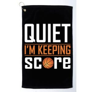 Quite I'm Keeping Score Platinum Collection Golf Towel